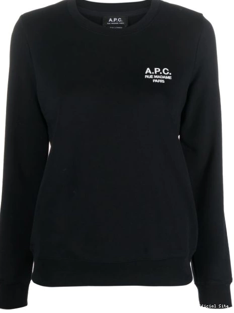 logo-embroidered A.P.C. Women sweatshirt Skye 0502